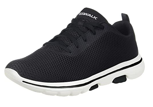 Enjoy Men's Go Walk Running Shoes, Walking, Gym, Exercise, Sports, Casual Sneakers Shoes with Lightweight for Men's Go Walk and Boy's (Black)