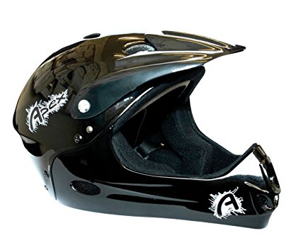 Apex Full Face Helmet - 54-58 cm, Black