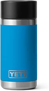 YETI Rambler 12 oz Bottle, Stainless Steel, Vacuum Insulated, with Hot Shot Cap