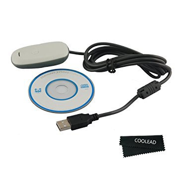 COOLEAD-USB Wireless Gaming Receiver PC Adapter for XBox 360 Games Controller Consoles (White)