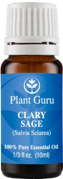 Clary Sage Essential Oil. 10 ml. 100% Pure, Undiluted, Therapeutic Grade.