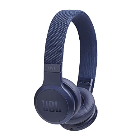 JBL Live 400BT Wireless On-Ear Voice Enabled Headphones with Alexa (Blue)