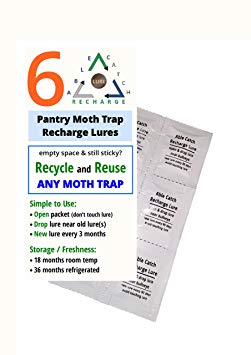 Able Catch 6 Recharge Lures - Pantry Moth Trap Refill