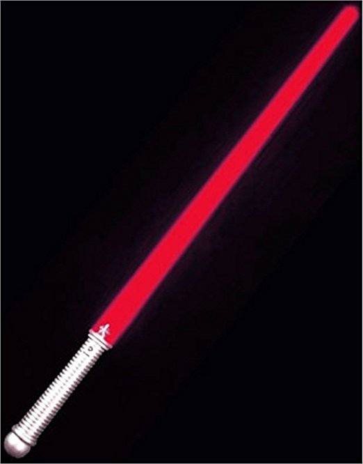 28" Red LED Lightsaber Glowing Toy Costume Light Saber