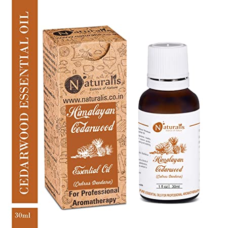 Naturalis Essence of Nature Himalayan Cedarwood Essential Oil for Skin, Hair and Aromatherapy - 30ml