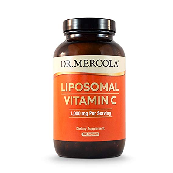 Dr Mercola Liposomal Vitamin C, 1,000mg, 180 Capsules, 90 days supply