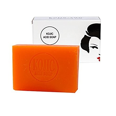 Kojie San Skin Lightening Kojic Acid Soap - 135g Fades age spots, freckles, and other signs of sun damage, heals acne blemishes and erases red marks and scars