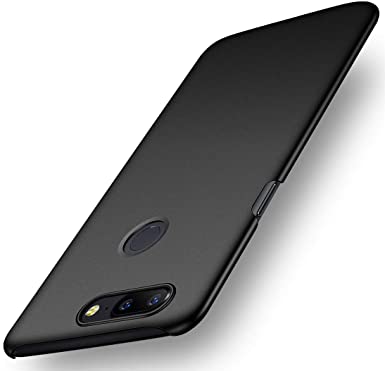 ACMBO for OnePlus 5T A5010 Case, [Sand Gravel Series] Ultra Thin Slim Fit [Anti-Drop] Shockproof Hard Plastic Phone Cases Cover Compatible for OnePlus 5T (1 5T) 6.01 inch, Gravel Black
