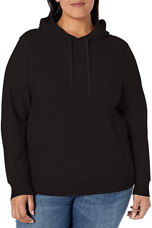 Amazon Essentials Women's Plus Size French Terry Fleece Pullover Hoodie