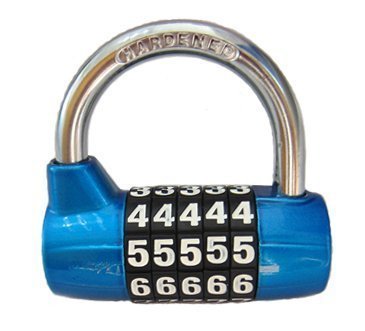 BaouRouge 5-Digits Resettable Combination padlock 65mm (BLUE)