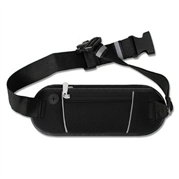 Running Belt Case:Heikaa Waist Pack Pouch for Runners,Soft and Breathable Fanny Pack for Smartphones under 6 Inches.Workouts with Access Hole for Headphones   Cord Holder.Lifetime Guarantee