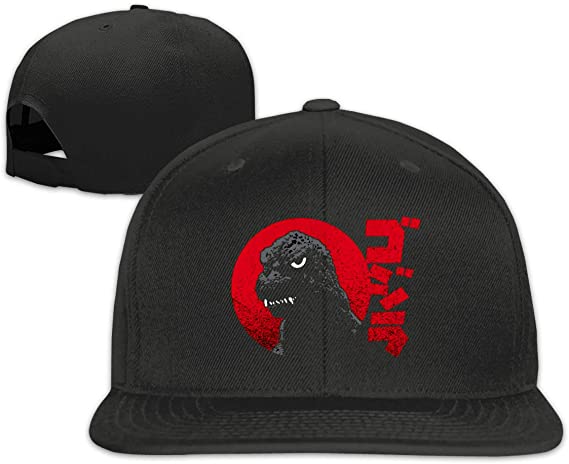 BXNOOD Godzilla Flat Bill Snapback Adjustable Baseball Hat Moss Green