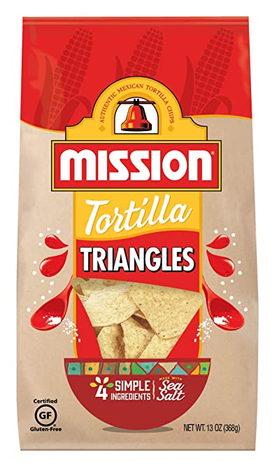 Mission Triangles Tortilla Chips, Gluten Free, Restaurant Style Corn Tortilla Chips, 13 oz