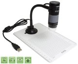 Plugable USB 20 Digital Microscope with Flexible Arm Observation Stand for Windows Mac Linux 2MP 10x-250x Magnification