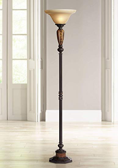 Kathy Ireland Sonnett 72" High Torchiere Floor Lamp