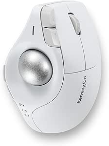 Kensington Pro Fit Ergo Vertical Wireless Trackball-White (K75263WW)