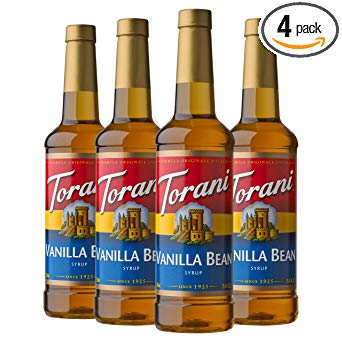 Torani Syrup, Vanilla Bean, 25.4 Ounces (Pack of 4)