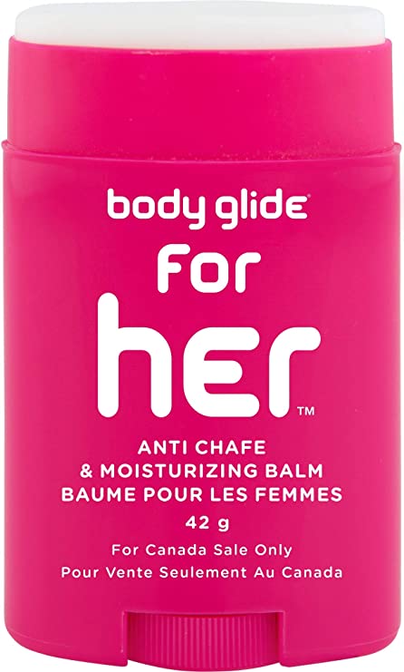 Body Glide for Her Moisturizing Anti Chafe Balm Stick (for Canadian Sale Only)