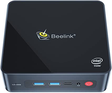 Beelink U59 Mini PC Desktop Computer Home Theater Office with Intel 11 N5095 Turbo 2.9Ghz 4m Cache 4C4T UHD Graphics 8GB DDR4 256GB SSD HDD Support Windows 11 4K Wake On LAN Dual Display Quiet Fan