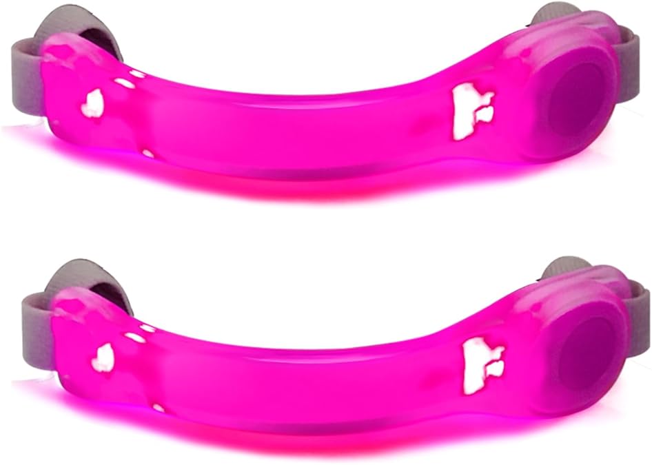 Fashion&cool 2 pack LED light for dog collar leash harness