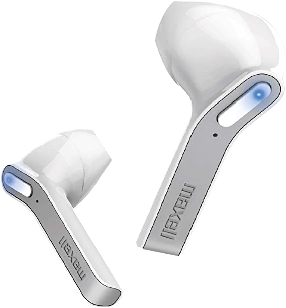 Jelleez True Wireless Earbuds, Bluetooth Connectivity, Comfort Fit- White