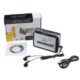 AGPtek Tape to PC Super USB Cassette-to-MP3 Player Converter With USB Cable Headphones and Software