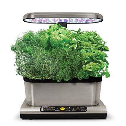 Miracle-Gro AeroGarden Harvest Elite with Gourmet Herb Seed Pod Kit, Stainless Steel