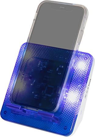 Cell Phone Amplifier & Flash Ringer – Cell Phone Call Alert, Home Phone, & SMS Detection with LED Flasher – Works with Apple & Android Phones – Adaptive Telephone Ring Amplifier by Serene Innovations.