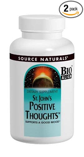 Source Naturals St. John's Positive Thoughts Herbal Supplement - 90 Tablets (Pack of 2)