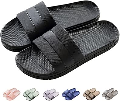 Chaussons Sandales Pantoufles d'été antidérapantes Hommes & Femme Salle de Bain Couples Chaussures de Plage décontractées