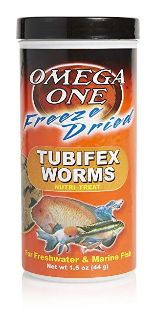 Omega One Freeze Dried Tubifex Worms