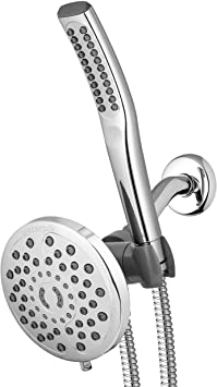 Waterpik 7-Mode Power Wand Shower Spa System with 6-Foot Hose and PowerPulse Therapeutic Massage, Chrome (XIB-663E-SBX-183E)