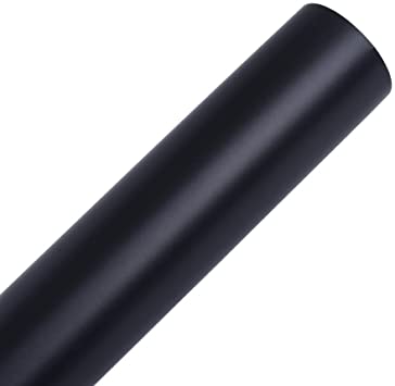 30x300cm Matte Black Craft Vinyl Permanent Adhesive Backed Vinyl for Craft Projects and Punches