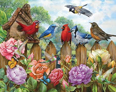 Springbok Puzzles - Morning Serenade - 500 Piece Jigsaw Puzzle - Large 23.5" by 18" Puzzle - Made in USA - Unique Cut Interlocking Pieces
