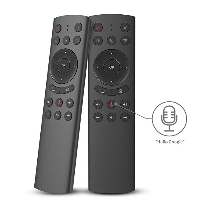 Air Remote Mouse with Voice in Put,2.4G Remote Control Compatible with Google Assistant,Best for Kodi,Android Smart TV,TV Box,HTPC,PC,Xbox,Raspberry pi,Roku.