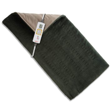 Sunbeam 2013-912 Xpress Heat  Microplush Heating Pad for Quick Pain Relief,  Extra Large (12" x 24"),Olive