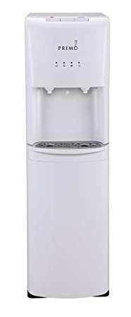 Primo White 2 Spout Bottom Load Hot and Cold Water Cooler Dispenser
