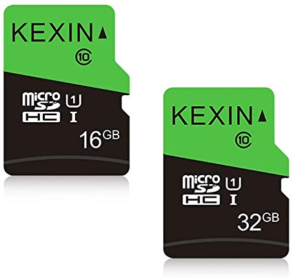 KEXIN 16GB and 32GB Micro SD Card MicroSDHC UHS-I Memory Cards Class 10 High Speed Card, C10, U1