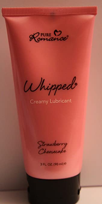 Pure Romance Whipped Edible Lubricant in Strawberry Cheesecake