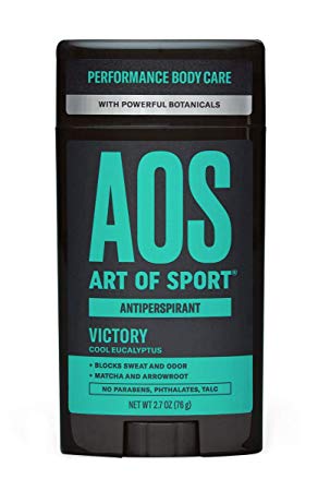 Art of Sport Men's Antiperspirant Deodorant Stick, Victory Scent, Athlete-Ready Formula with Matcha, 2.7 oz