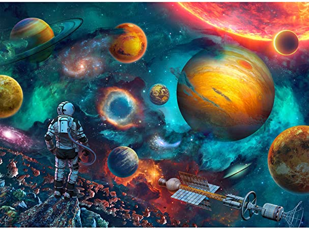 Tektalk 1000 Piece Puzzle Jigsaw Puzzle for Kids&Adults (Outer Space)