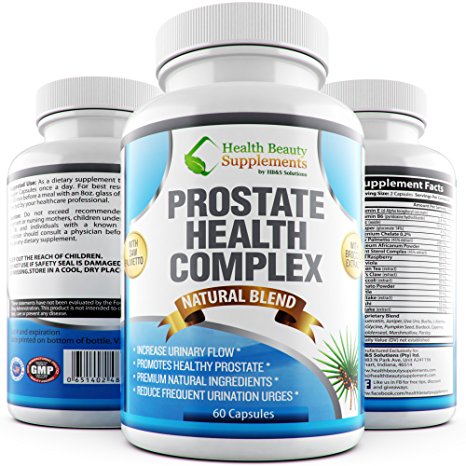 * DR RATED PROSTATE COMPLEX * With Saw Palmetto – Broccoli – Green Tea & More - Supports Urination Flow & Frequency - Fights DHT – Block Hair-loss