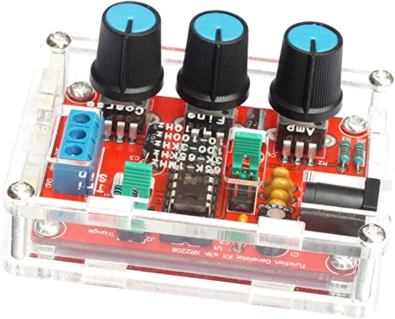 XR2206 Signal Generator Kit, Weytoll Precise Function Signal Generator Frequency Module 3-type Output 1Hz-1MHz Adjustable, 9-12V DC Input