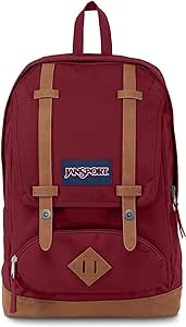 JanSport Cortlandt Laptop Backpack, Russet Red, 15” Laptop Sleeve-Synthetic Leather Shoulder Computer Bag with Large Compartment, Padded Straps- Rucksack for Men, Women