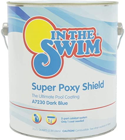 In The Swim Super Poxy Shield Epoxy-Base Swimming Pool Paint - Dark Blue 1 Gallon