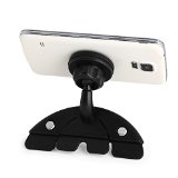Esonstyle Universal Adjustable CD Player Slot Magnetic Mobile Phone Car Mount Holder With 360 Rotating Magnet Stand Bracket for iPhone 6 6 5S 5C 5 4S 4 iPod touch Samsung Galaxy S6 S5 S4 Note 3 Nokia Lumia 920 LG Optimus G HTC One X S M7 and other smartphone CD Player Slot holder
