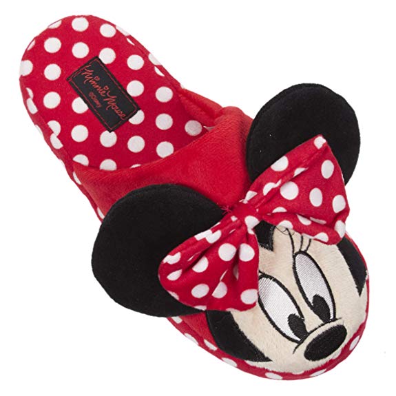 Disney Minnie Mouse Slippers for Women; House Shoes for Women