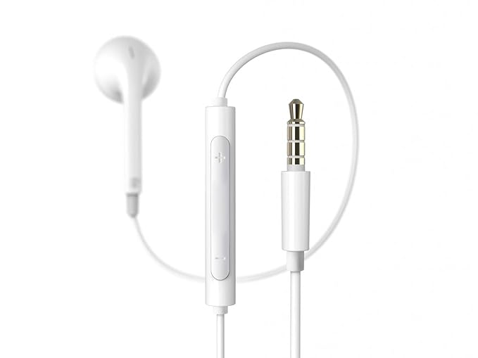 Edifier P180 Plus Wired In Ear Earbuds with Mic (White)