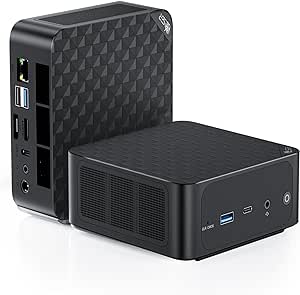 Beelink Mini PC, AMD Ryzen 9 6900HX(8C/16T, Up to 4.9GHz), 32GB DDR5 RAM 1TB PCIe4.0 SSD, Radeon 680M, SER6 MAX Mini Gaming Computer Support 4K Triple Display/USB4/HDMI2.1/DP/Wifi6/BT5.2/2.5Gbps