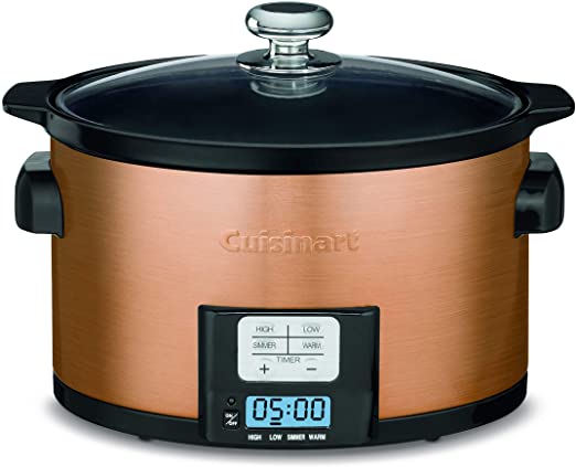 Cuisinart PSC-350CPP 3.5 Quart Programmable Slow Cooker, Copper